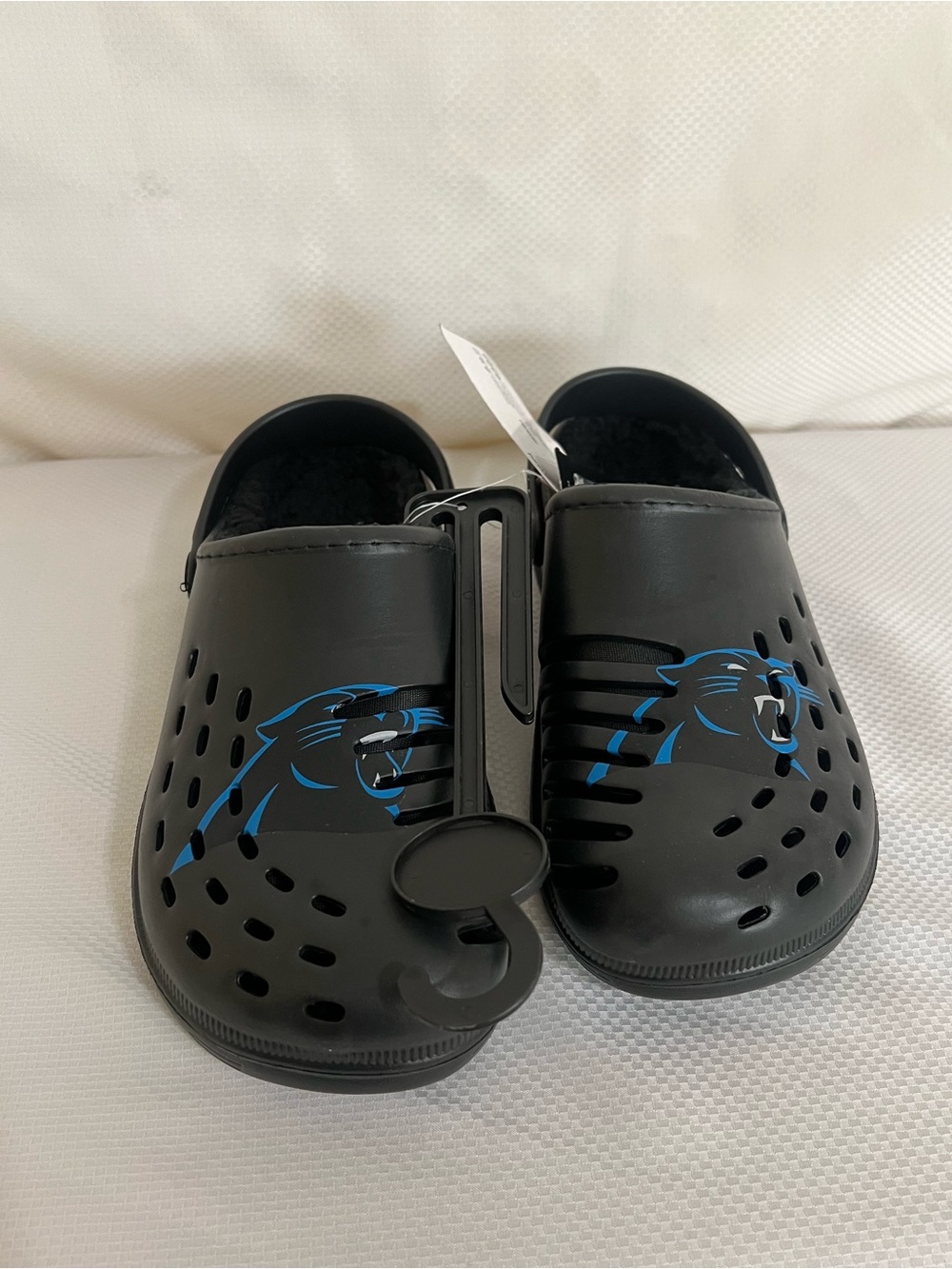 NEW FOCO Carolina Panthers clogs size: L(11/12)